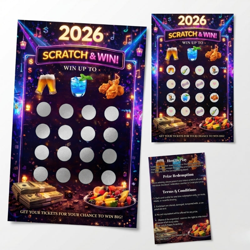 Custom Scratch-off Tickets