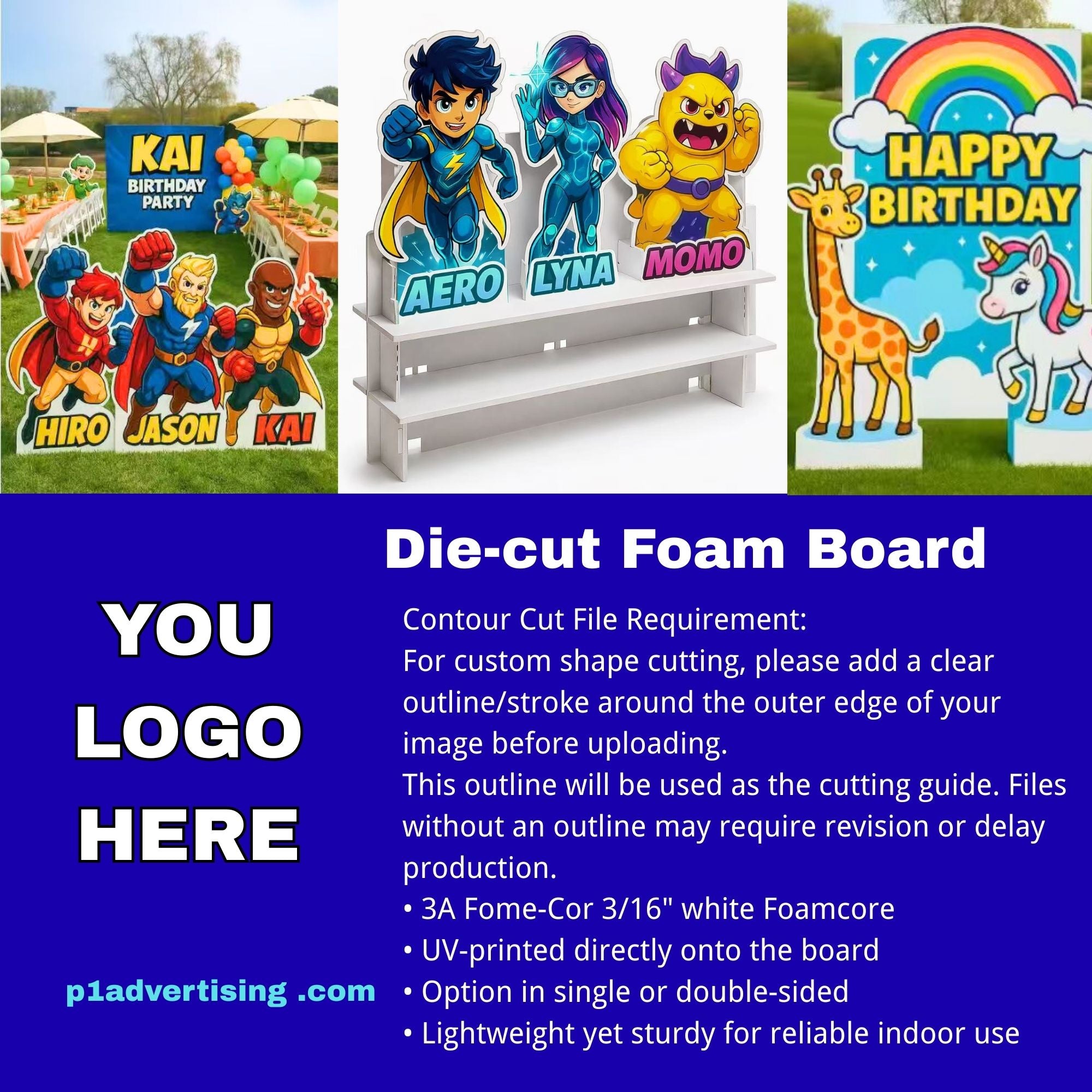 Die-cut Foam Board