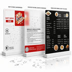 Premium 11" x 17" PVC Waterproof Menus