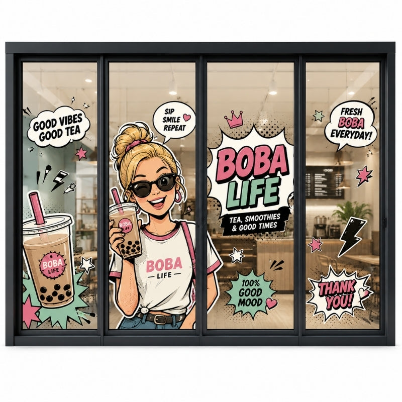 Die-Cut Clear Vinyl Decal