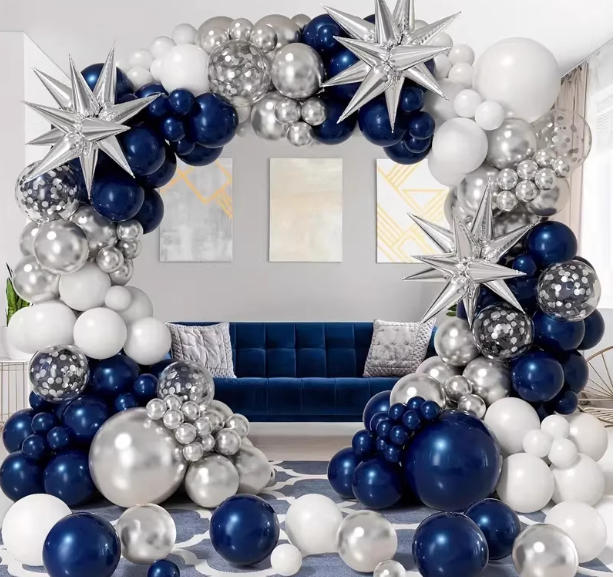 Elegant Blue & Silver Series