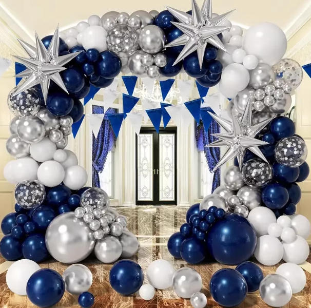 Elegant Blue & Silver Series