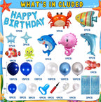Ocean World Blue Balloon Set