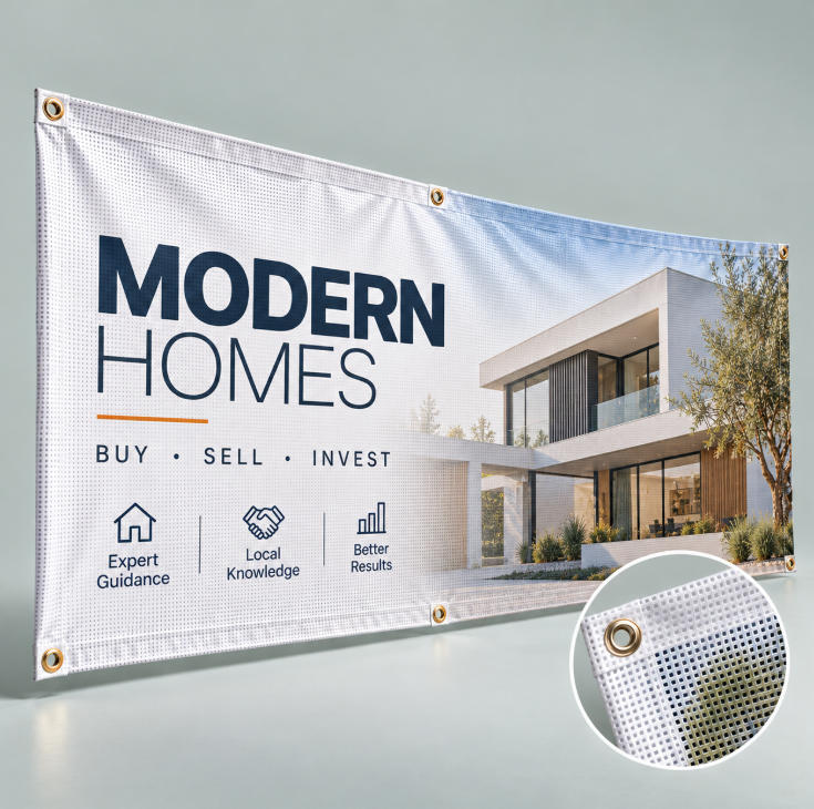 网格布横幅 Mesh Banner