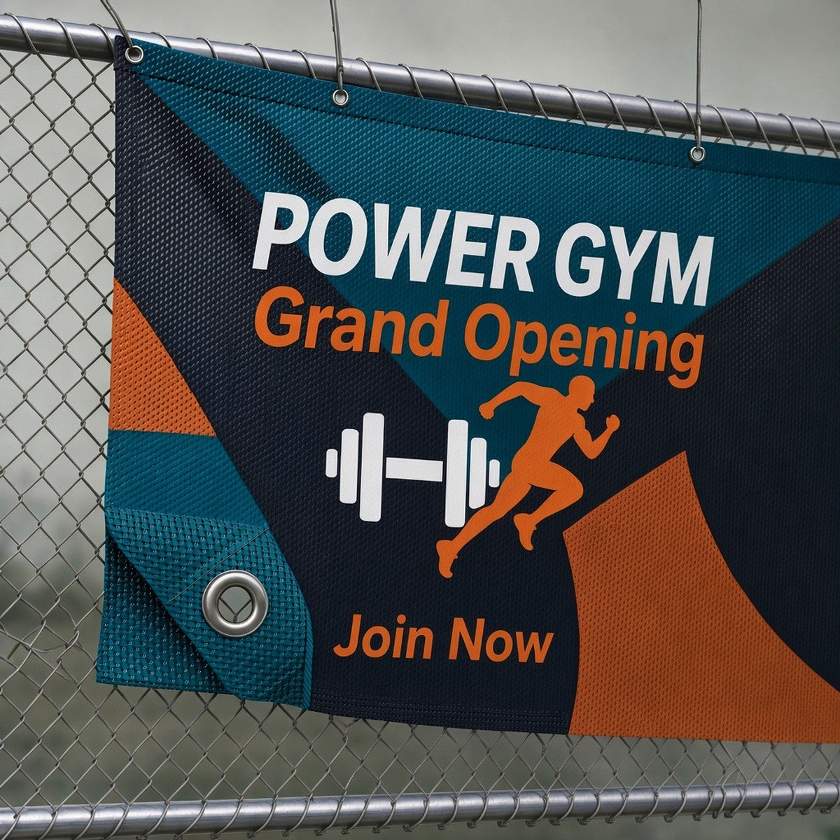 Outdoor mesh banner - POWER GYM
