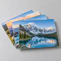 Scenic postcards mockup